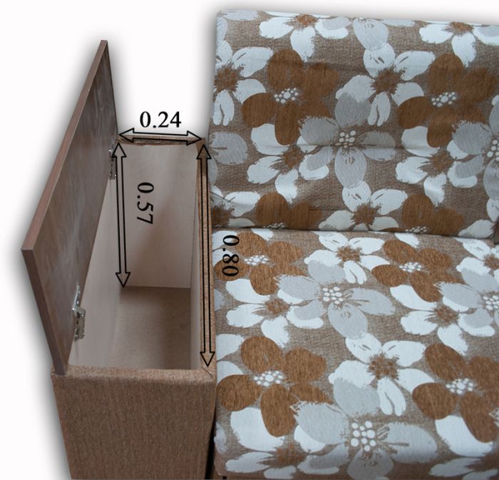 Угловой диван Meblium 224-1 Паула 4А + Кожзам Герра