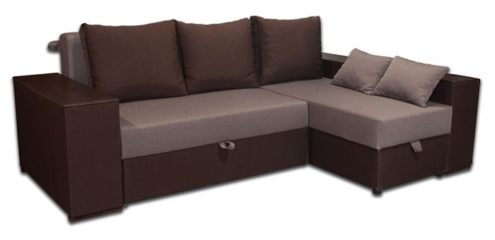 Диван угловой Оскар-44 Мокка + Шоколад