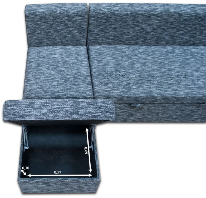 Угловой диван Цезарь-7 Лючия 072+624