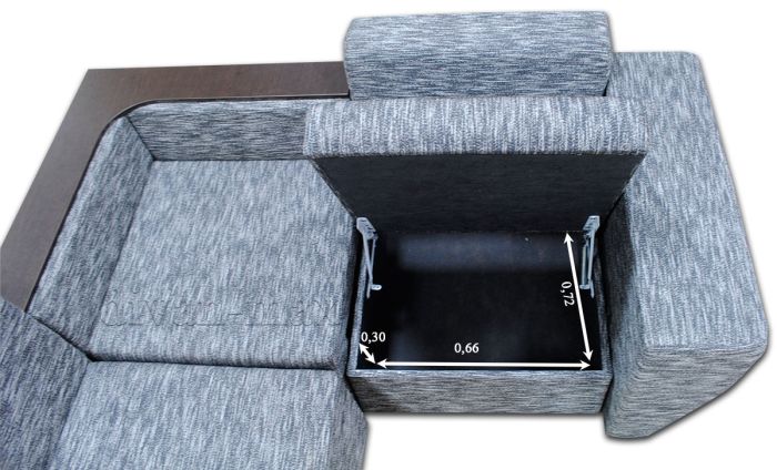 Угловой диван П-образный Цезарь -42