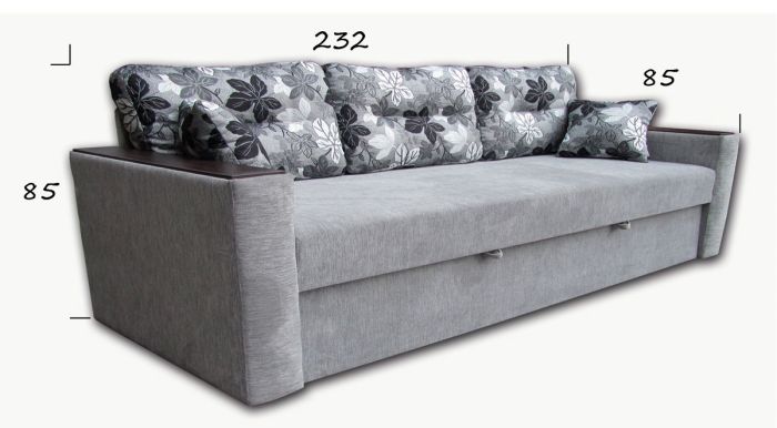 Диван Уют-2 с накладками -99 (ЭТА МОДЕЛЬ СНЯТА С ПРОИЗВОДСТВА И ПРОДАЖИ)