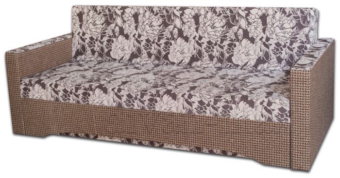 Диван Великолепный-33 Цветок Серый