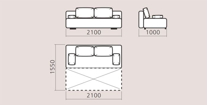 Софа Венеция -97