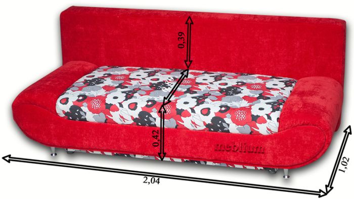 Диван Meblium 97-10 Эко Жаккард Проза