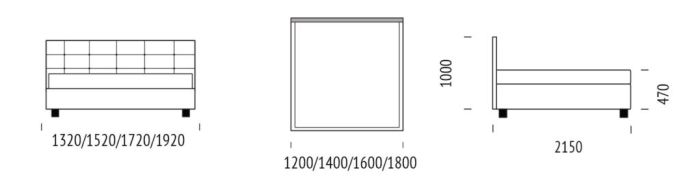 Кровать ВЕНА LUX - 16 (цена кровати на подъемнике c матрасом, 180 на 200)