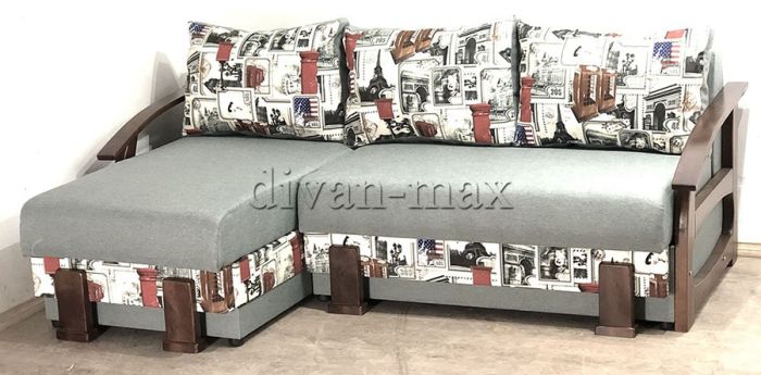 Угловой диван Классик Дерево универсал -3