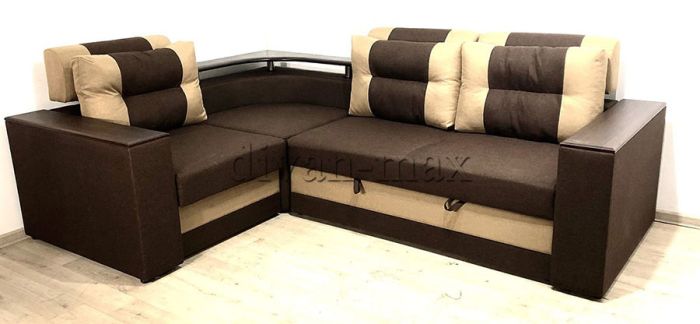 Угловой диван Люкс универсал (+две ниши) -3