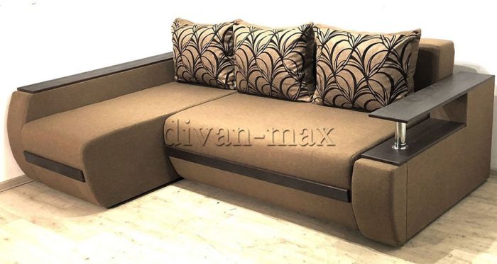 Угловой диван Токио (нишы+бар) -3