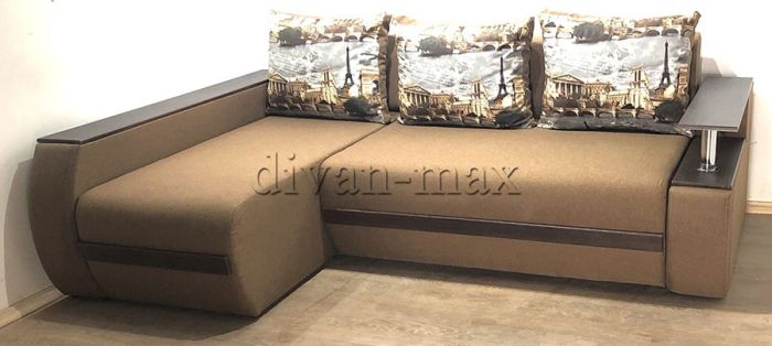 Угловой диван Токио (нишы+бар) -3