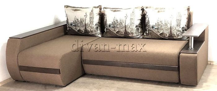 Угловой диван Токио (нишы+бар) -3