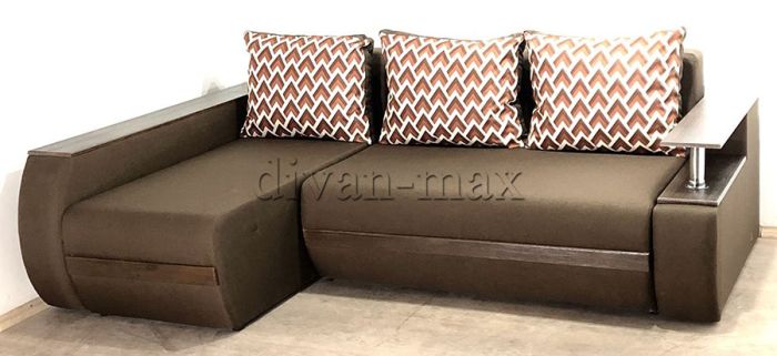 Угловой диван Токио (нишы+бар) -3