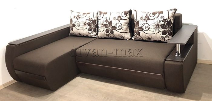 Угловой диван Токио (нишы+бар) -3