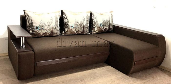 Угловой диван Токио (нишы+бар) -3