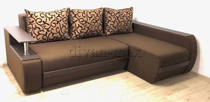 Угловой диван Токио (нишы+бар) -3