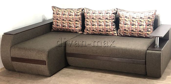 Угловой диван Токио (нишы+бар) -3