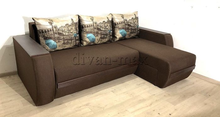 Угловой диван Токио 2 Универсал (+нишы в быльцах) -3