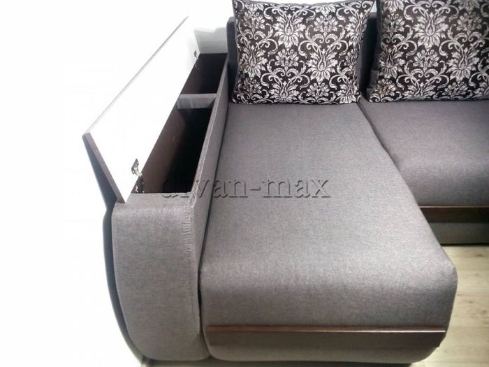 Угловой диван Токио (нишы+бар) -3