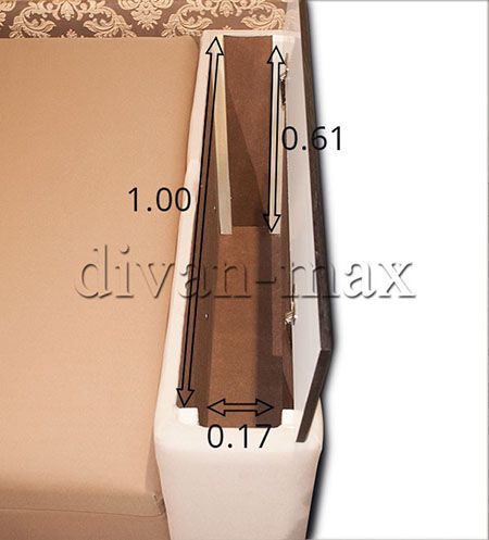 Диван Миллениум + 2 ниши -90