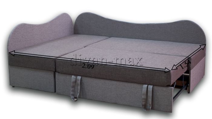 ПРОДАНО (МОЖНО ПОД ЗАКАЗ) Угловой диван Нежность -28 Siren_Stal