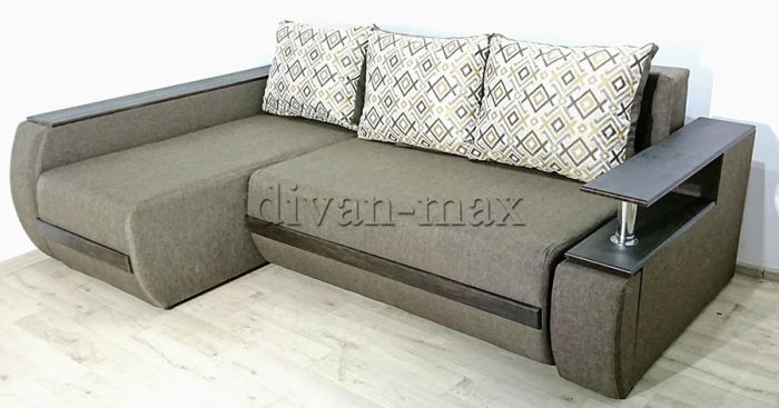 Угловой диван Токио (нишы+бар) -3