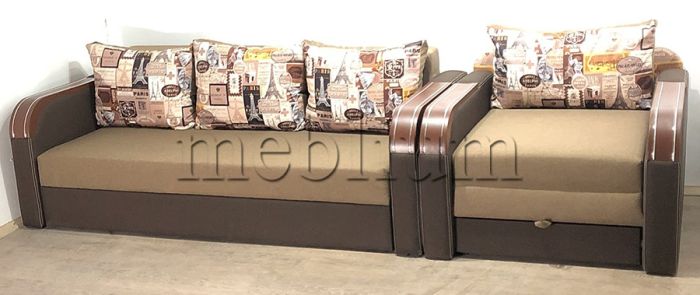 Комлект диван и кресло Стоун -90