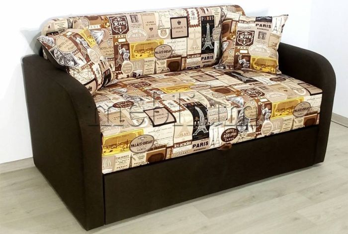 Диван Гном-М 130 -12 Rio_lait_grey_Rio_dark_grey