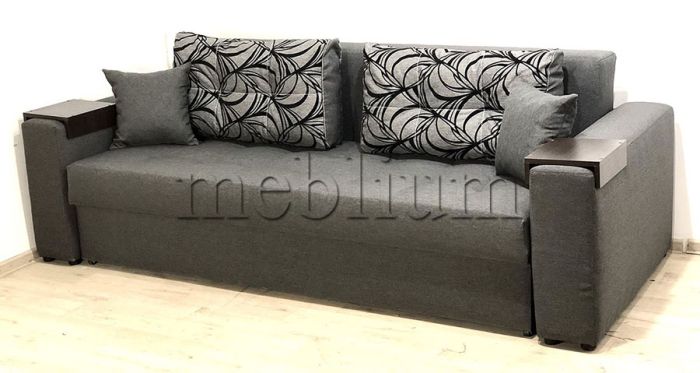 Диван АК-89 (Большое спальное место) Aragon_White_Black