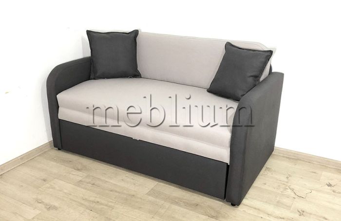 Диван Гном-М 130 -12 Rio_lait_grey_Rio_dark_grey