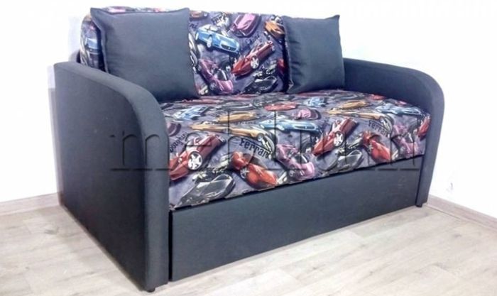 Диван Гном-М 130 -12 Rio_lait_grey_Rio_dark_grey