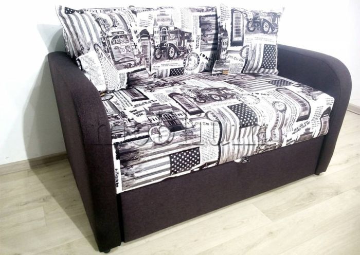 Диван Гном-М 110 -12 Rio_lait_grey_Rio_dark_grey