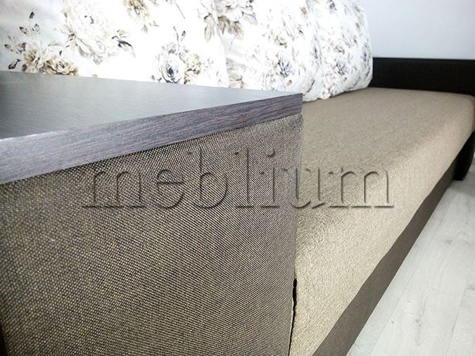 Диван Максимус (Большое спальное место+Ниши в быльцах) -89 Baige_Braun_podushka_Persan_5_kvitu