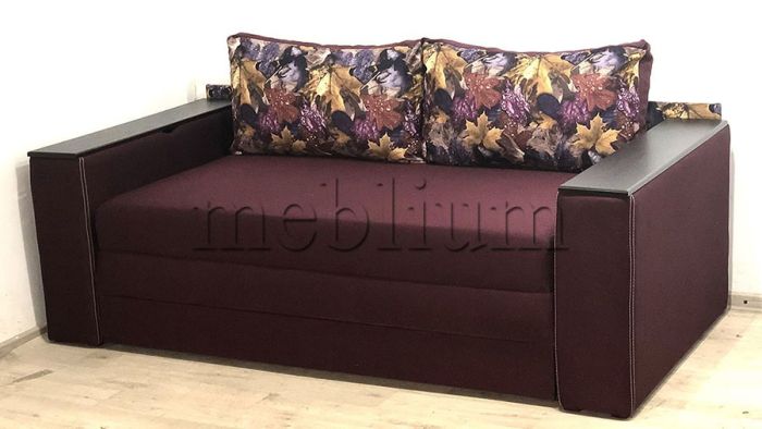 Диван Миллениум 2 ниши 160 -90 Baige_Braun_kvitu_2
