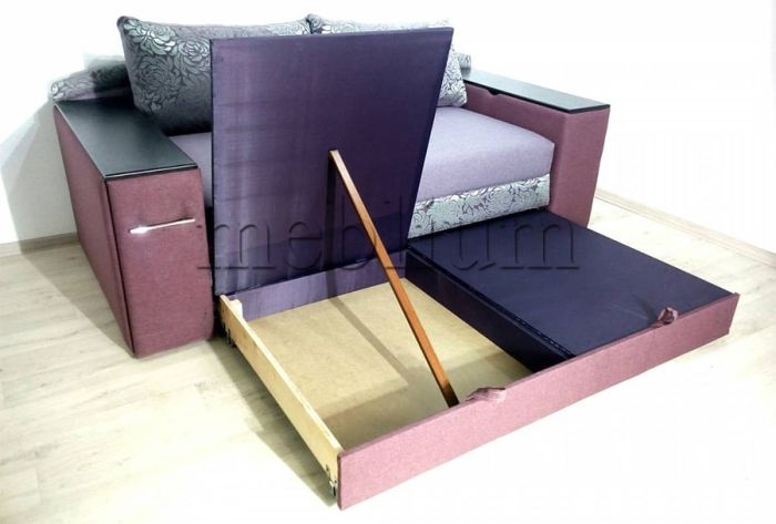 Софа Милена (+ниша+столик) - 90 Paris_3_nakl_lesnoy_oreh