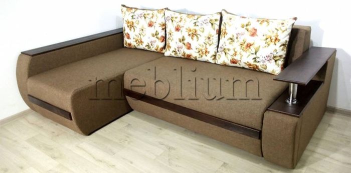 Угловой диван Токай (ниши+бар) -101 (ЭТА МОДЕЛЬ СНЯТА С ПРОИЗВОДСТВА И ПРОДАЖИ)