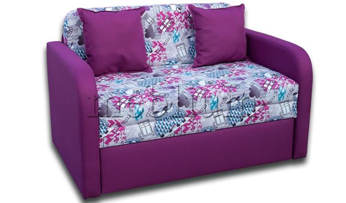 Диван Гном-М 110 -12 Rio_lait_grey_Rio_dark_grey