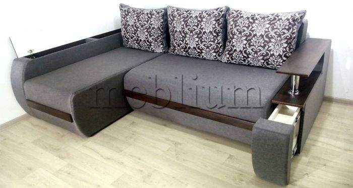 Угловой диван Токай (ниши+бар) -101 (ЭТА МОДЕЛЬ СНЯТА С ПРОИЗВОДСТВА И ПРОДАЖИ)