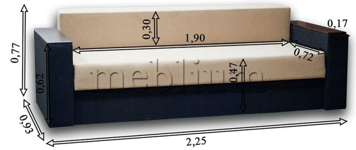 Диван Маркус МC с нишами в подлокотниках - 89 Part 4