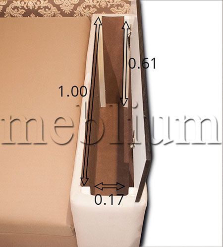 Диван Миллениум 2 ниши 160 -90