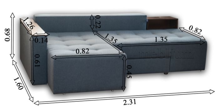 ПРОДАНО (МОЖНО ПОД ЗАКАЗ) Угловой Диван Meblium 18 -12 ОПЕРА АШ