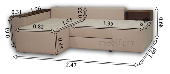 Угловой диван Комбо 2 - 89 