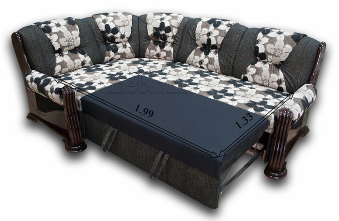 Угловой диван Meblium 232-1 Паула 4 А+Паула 4 В