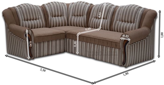 Диван угловой Цезарь-14